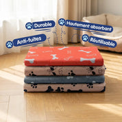 Tapis absorbant réutilisable : de la dignité pour lui, de la tranquilité pour vous