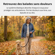 AnimaFlex™ - La laisse qui absorbe les à-coups à votre place