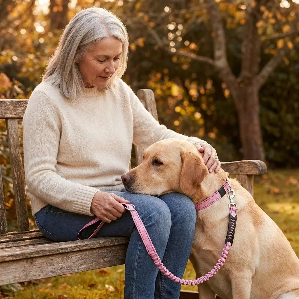 AnimaFlex™ - La laisse qui absorbe les à-coups à votre place